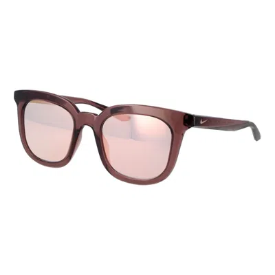 Nike Pink Plastic Sunglasses In Brown