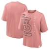 Nike Pink St. Louis Cardinals Statement Boxy T-shirt In Pink