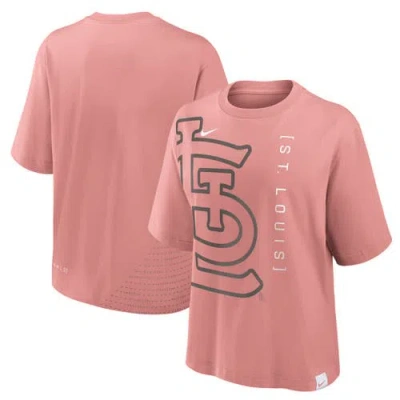 Nike Pink St. Louis Cardinals Statement Boxy T-shirt