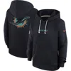 Nike Pitch Blue Miami Dolphins 2025 Rivalries Collection Standard Issue Sideline Dri-fit Hoodie In Blue