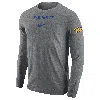 Nike Pitt  Men's College Long-sleeve T-shirt In Grey