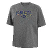 Nike Pitt  Women's College Boxy T-shirt In Grey
