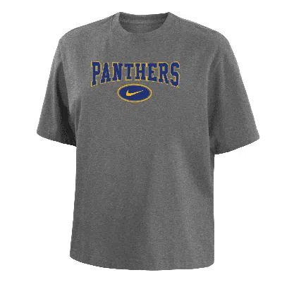 Nike Pitt  Women's College Boxy T-shirt In Grey