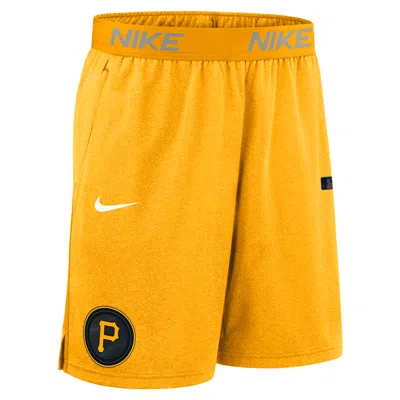 Nike Pittsburgh Pirates Authentic Collection City Connect  Men's Dri-fit Mlb Shorts In Yellow