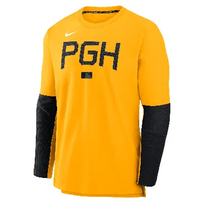 Nike Pittsburgh Pirates Authentic Collection City Connect Player  Men's Dri-fit Mlb Pullover Jacket In Multi