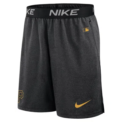Nike Pittsburgh Pirates Authentic Collection Practice  Men's Dri-fit Mlb Shorts In Black