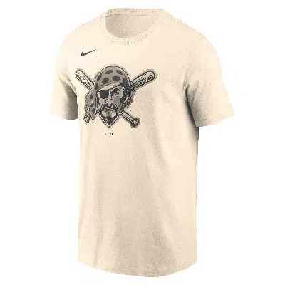 Nike Cream Pittsburgh Pirates Camo Logo T-shirt