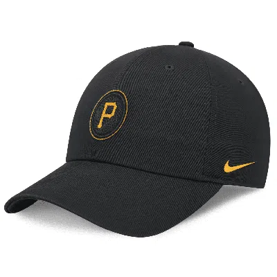 Nike Pittsburgh Pirates City Connect Club  Unisex Mlb Adjustable Hat In Black