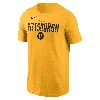 Nike Pittsburgh Pirates City Connect  Men's Mlb T-shirt In Yellow