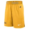 Nike Men's Gold Pittsburgh Pirates City Connect Performance Practice Shorts