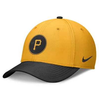 Nike Pittsburgh Pirates City Connect Swoosh  Men's Dri-fit Mlb Hat In Yellow