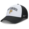 Nike Men's White/black Pittsburgh Pirates Club Performance Adjustable Hat