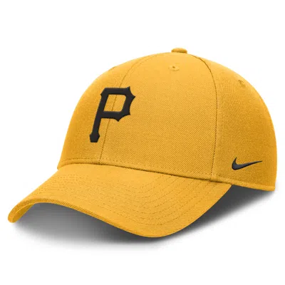 Nike Pittsburgh Pirates Evergreen Club  Men's Dri-fit Mlb Adjustable Hat In Yellow