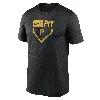 Nike Black Pittsburgh Pirates Home Plate Icon Legend Performance T-shirt In Black