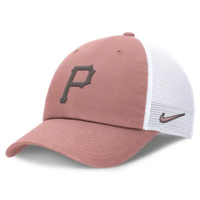 Nike Pittsburgh Pirates Statement Club  Women's Mlb Trucker Adjustable Hat In Pink