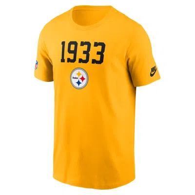 Nike Pittsburgh Steelers Alt Onside Conversion  Men's Dri-fit Nfl T-shirt In Yellow