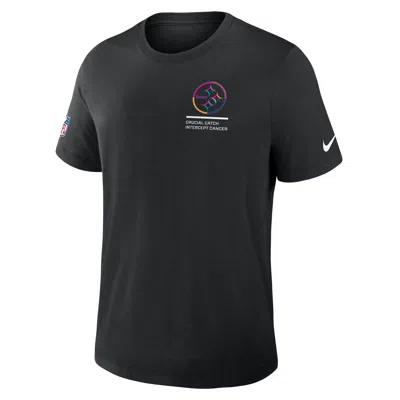 Nike Pittsburgh Steelers Crucial Catch  Men's Dri-fit Nfl T-shirt In Black