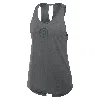 Nike Gray Pittsburgh Steelers Glory Crisscross Performance Tank Top