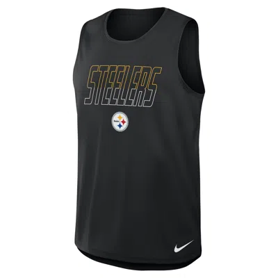 Nike Pittsburgh Steelers  Men's Dri-fit Nfl Tank Top In Black