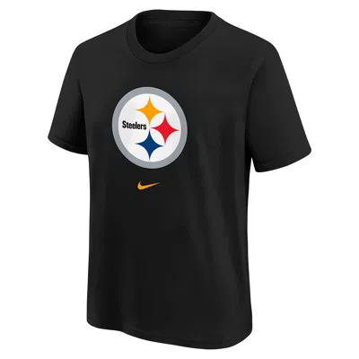 Nike Pittsburgh Steelers Primary Logo Legend Big Kidsâ  Dri-fit Nfl T-shirt In Black