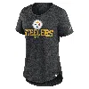 Nike Pittsburgh Steelers  Women's Nfl T-shirt In Black