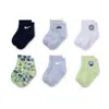 Nike Play For All Baby (0-9m) Infant Socks (6 Pairs) In Multi