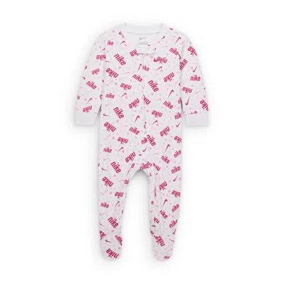 Nike Play For All Baby (0-9m) Printed Footed Coverall In White