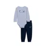 Nike Play For All Baby (0-) Long Sleeve Bodysuit And Pants Set In Blue
