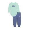 Nike Play For All Baby (12-24m) Long Sleeve Bodysuit And Pants Set In Multi