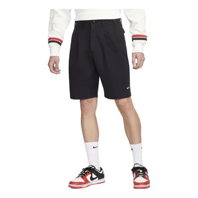 NIKE NIKE PLEATED CHINO SHORTS 'BLACK'
