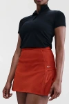 Nike Pleated Gold Skirt In Dragon Red/sail, Women's At Urban Outfitters In Red