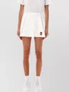 Nike Pleated High-waisted Mini Tennis Skirt In White