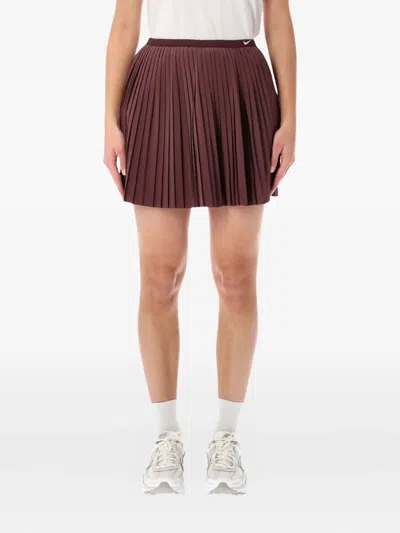 Nike Pleated Mini Skirt In Multi