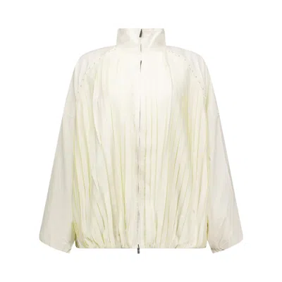 Pre-owned Nike Pleated Track Jacket 'sail' | White | Women's Size Xl