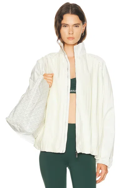 Nike Pleated Track Jacket In Neutral