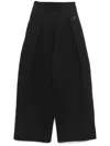 Nike Pleated Track Pants In Black