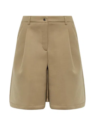 Nike Pleated Wide-leg Shorts In Multi