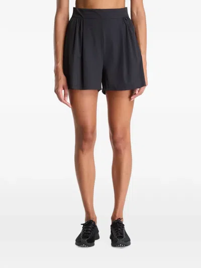 Nike Pleated-detail Shorts In Black