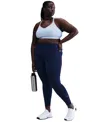 Nike Plus Size Indy Low Impact Padded Sports Bra In White