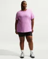Nike Plus Size Sportswear Oversized Short-sleeve T-shirt In Purple