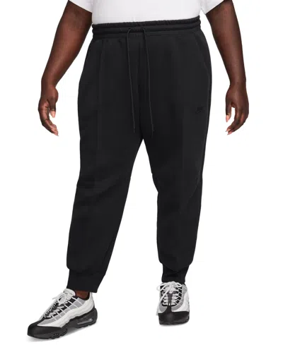 NIKE PLUS SIZE SPORTSWEAR TECH FLEECE MID-RISE JOGGERS