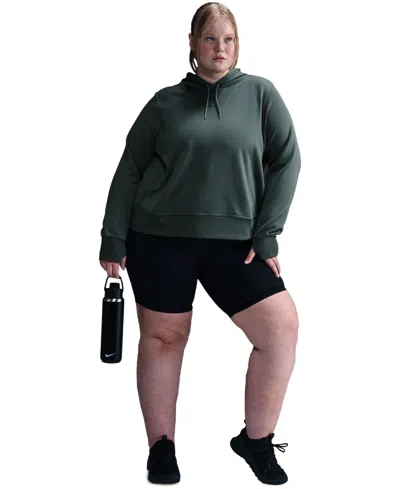 Nike Plus Size Therma-fit Pullover Hoodie In Green