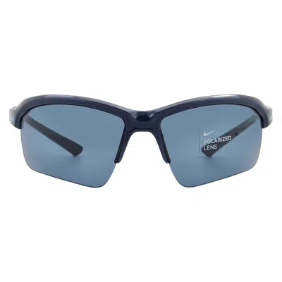 Nike Polarized Blue Wrap Unisex Sunglasses  Skylon Rise P Ib3519x 492 70