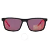 Nike Polarized Red Mirror Square Unisex Sunglasses  Embar P Fv2409 060 56