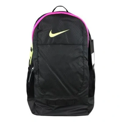 Nike Polyester Side Alphabet Printing Logo Printing Casual Sports Large Capacity Backpack Unisex Bla In Black