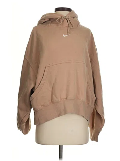 Pre-owned Nike Poncho In Brown