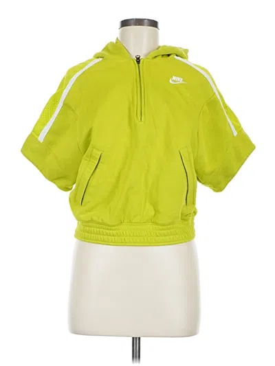 Pre-owned Nike Poncho In Green