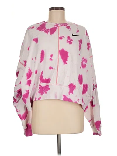 Pre-owned Nike Poncho In Pink