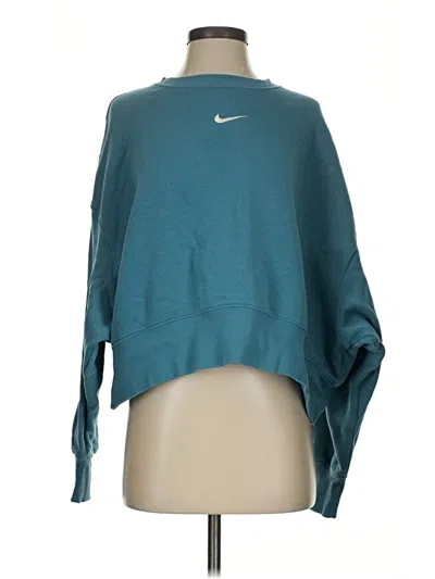 Pre-owned Nike Poncho In Teal