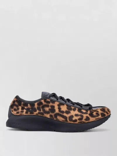 Nike Pony Hair Leather Low-top Sneakers In Animal Print